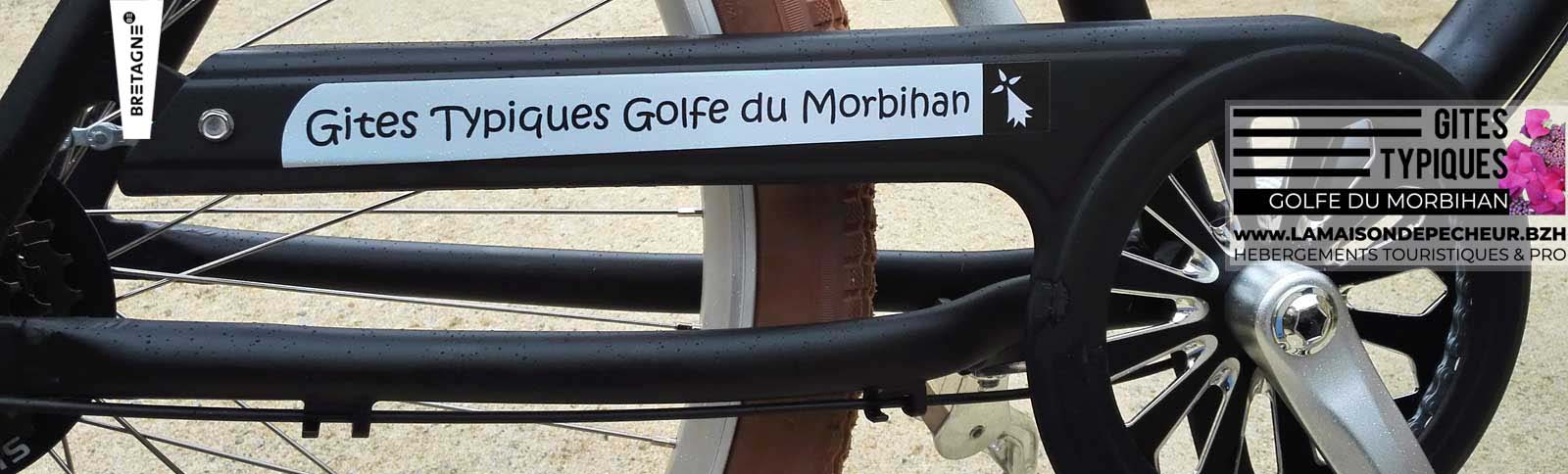 Vélos en location avec les Gites Typiques Golfe du Morbihan